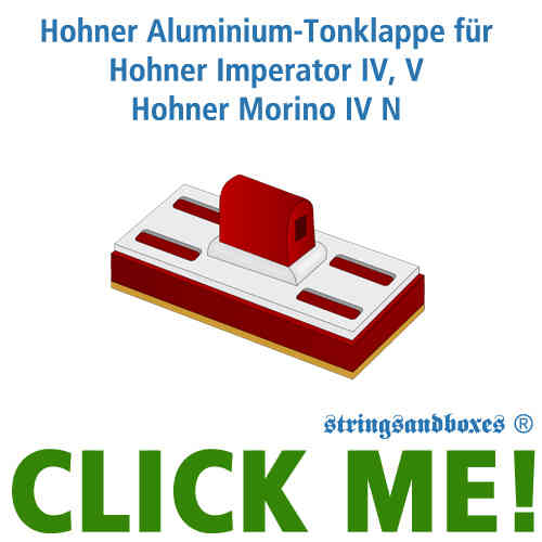 Aluminium-Tonklappe • Typ Hohner Imperator IV