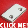 Hand strap end plate • Type 3 nickel