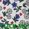 Harmonica bellows cloth • Styrian Edelweiss white